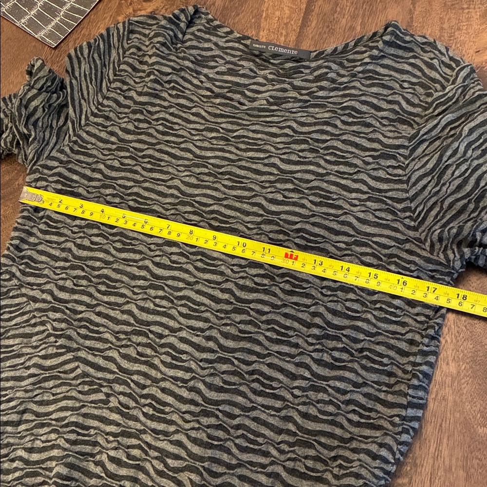 Elemente Clemente Abstract Textured Waves Long Dr… - image 6